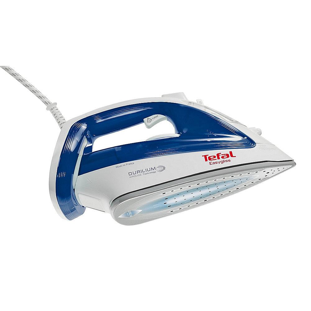 Tefal FV3960 Easygliss Dampfbügeleisen blau/weiß, Tefal, FV3960, Easygliss, Dampfbügeleisen, blau/weiß