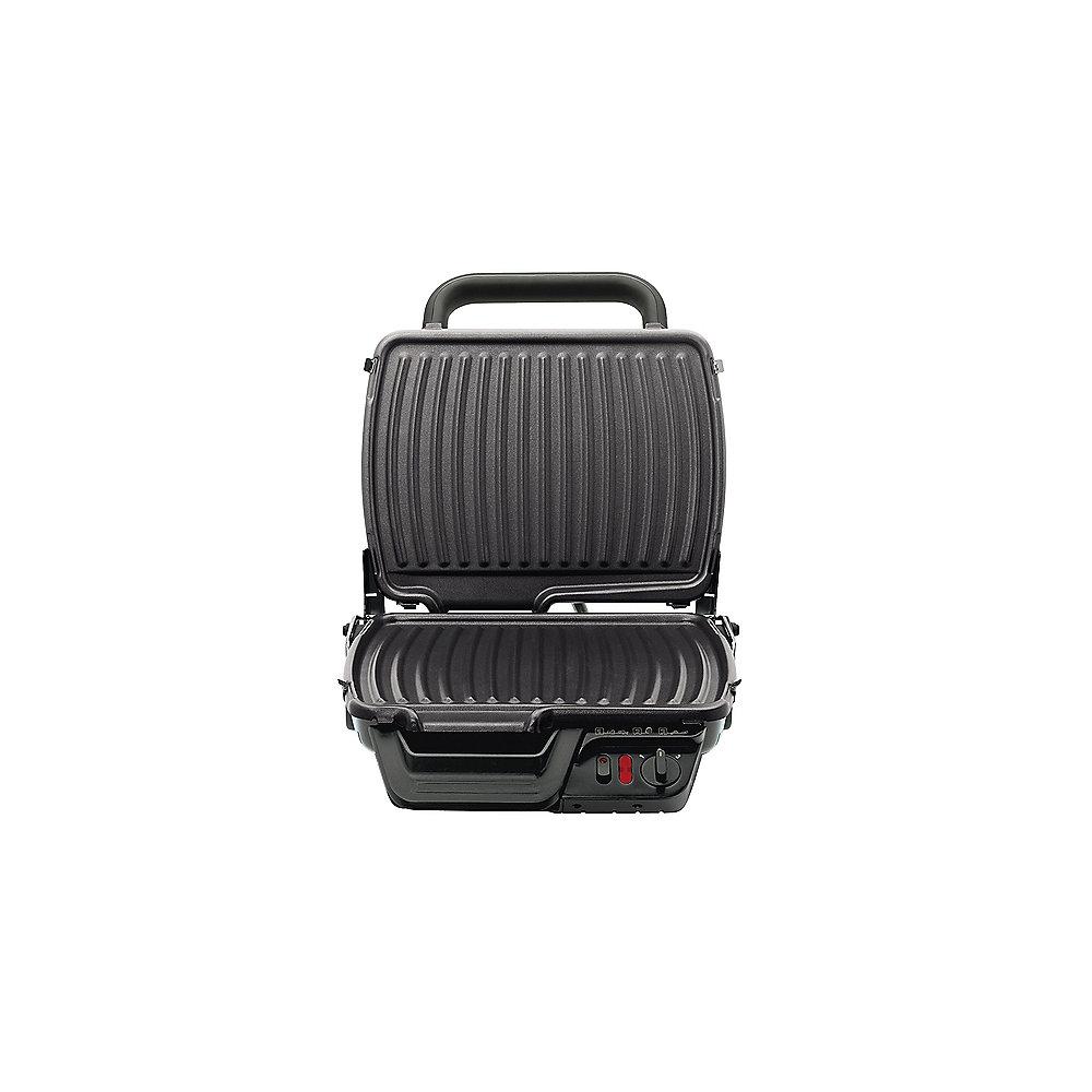 Tefal GC 3050 Kontaktgrill 2in1 Schwarz/Silber