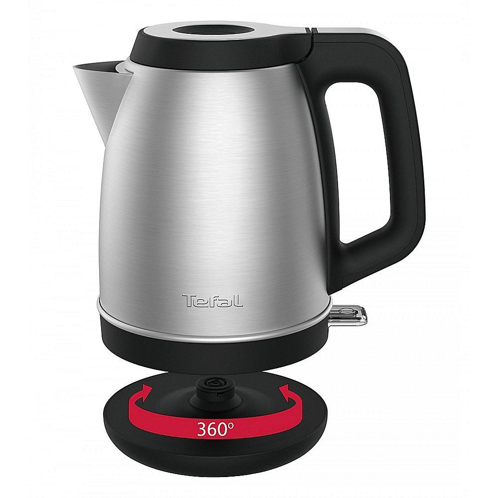 Tefal KI280D Element Wasserkocher 1,7 Liter Edelstahl 2.400W, Tefal, KI280D, Element, Wasserkocher, 1,7, Liter, Edelstahl, 2.400W