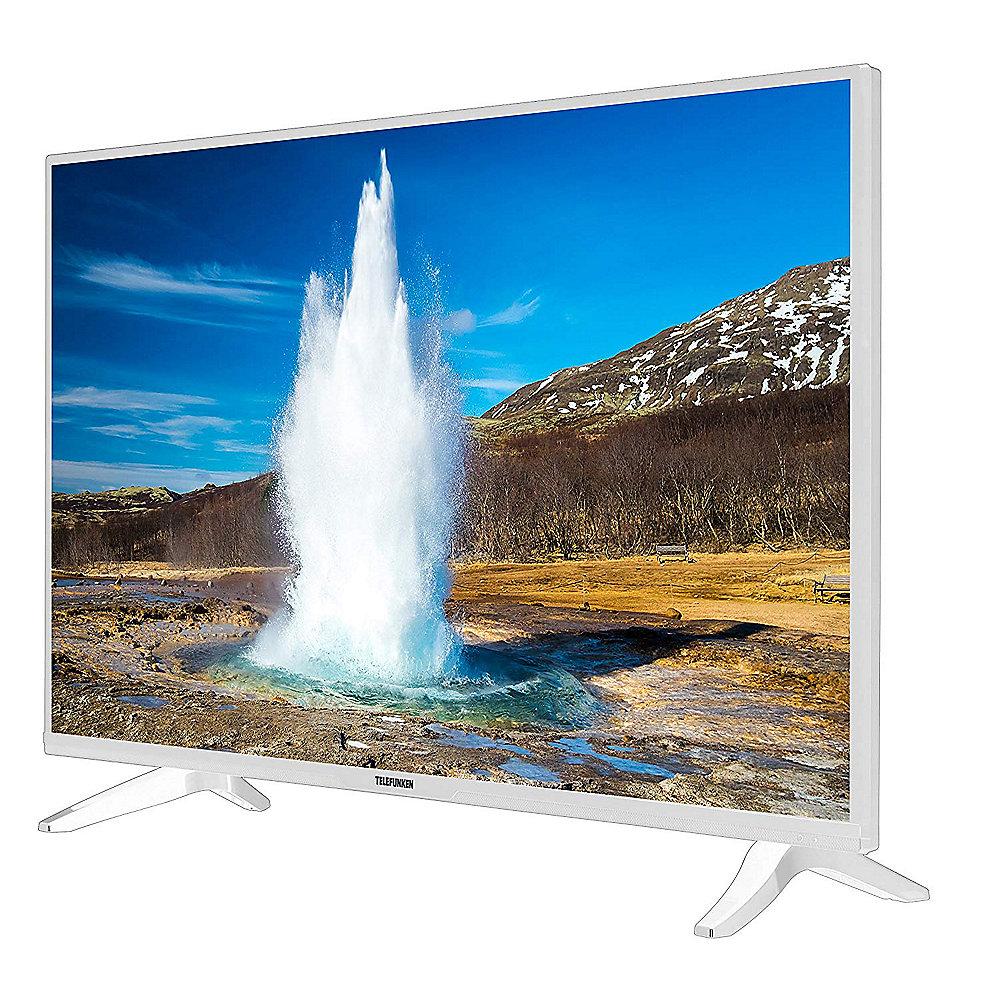 Telefunken XU43D401-W 110cm 43" 4K UHD  DVB-T2/C/S2 Smart TV CMP 1200 weiss