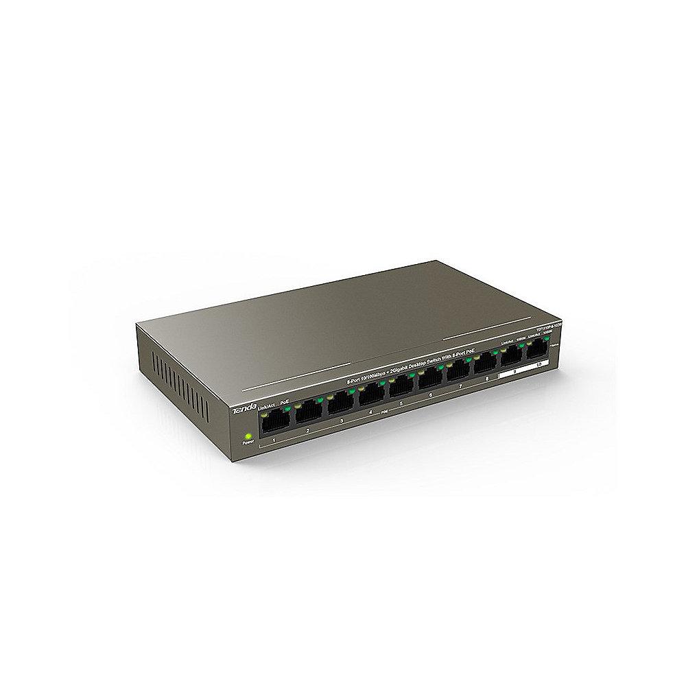 Tenda 8x Port Fast Ethernet PoE Desktop Switch  2 Gigabit Ports TEF1110P-8-102W, Tenda, 8x, Port, Fast, Ethernet, PoE, Desktop, Switch, 2, Gigabit, Ports, TEF1110P-8-102W