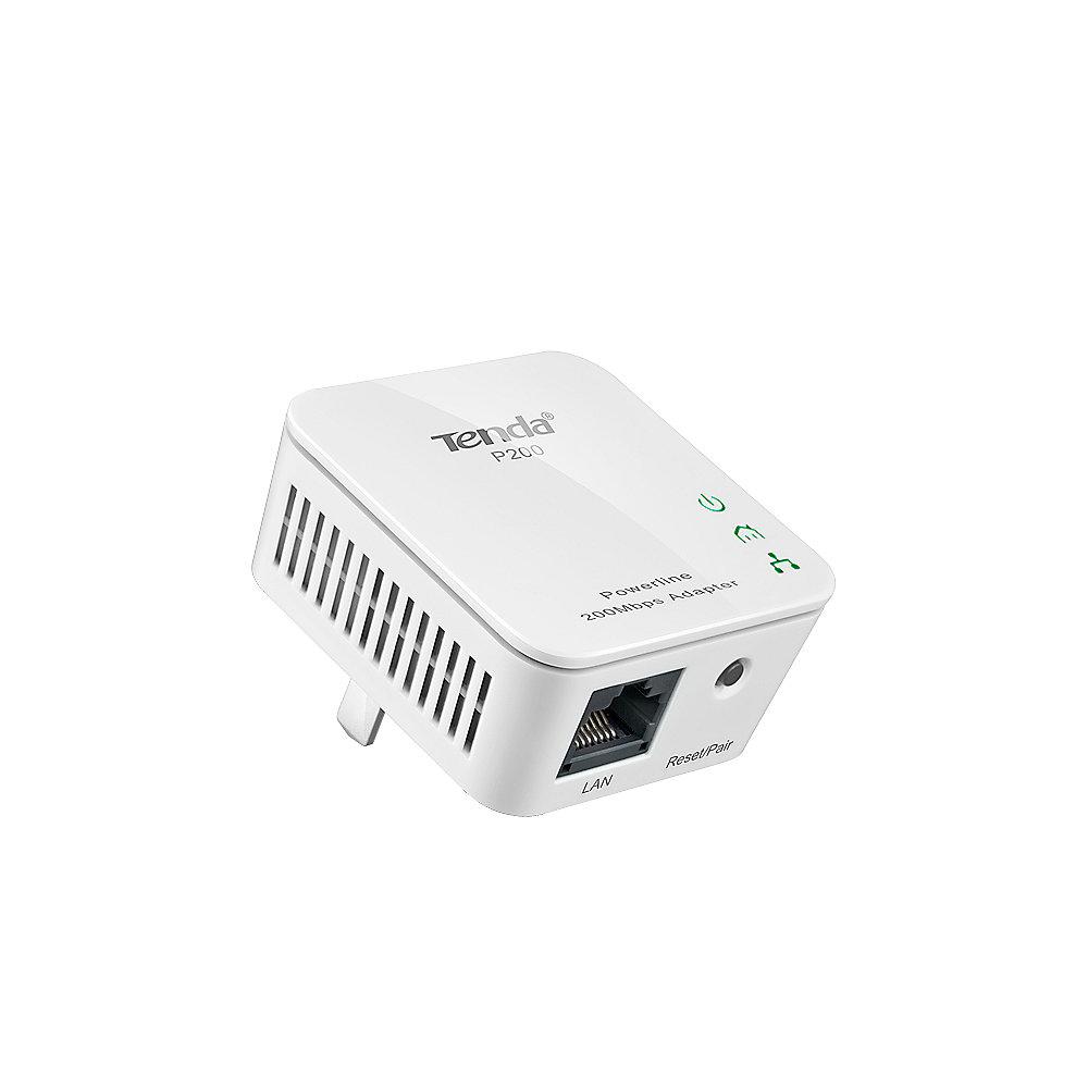 Tenda P200 200MB/s Powerline Adapter Kit, Tenda, P200, 200MB/s, Powerline, Adapter, Kit