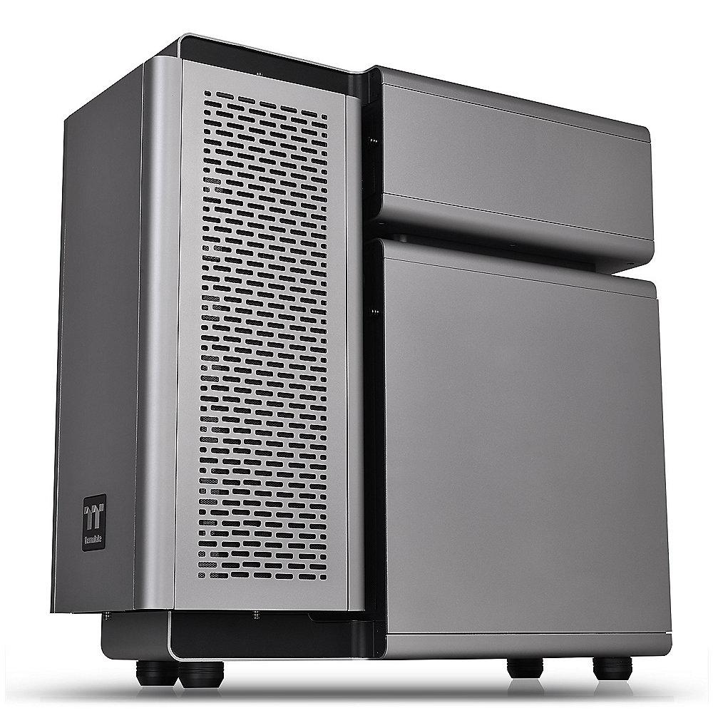Thermaltake Level 20 Big-Tower E-ATX Gehäuse silber Sichtfenster ohne Netzteil