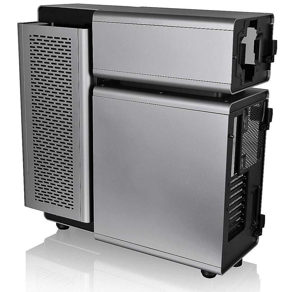 Thermaltake Level 20 Big-Tower E-ATX Gehäuse silber Sichtfenster ohne Netzteil