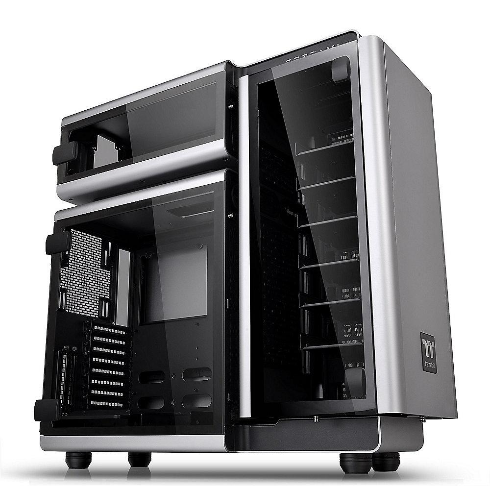 Thermaltake Level 20 Big-Tower E-ATX Gehäuse silber Sichtfenster ohne Netzteil