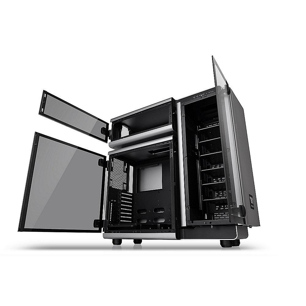 Thermaltake Level 20 Big-Tower E-ATX Gehäuse silber Sichtfenster ohne Netzteil
