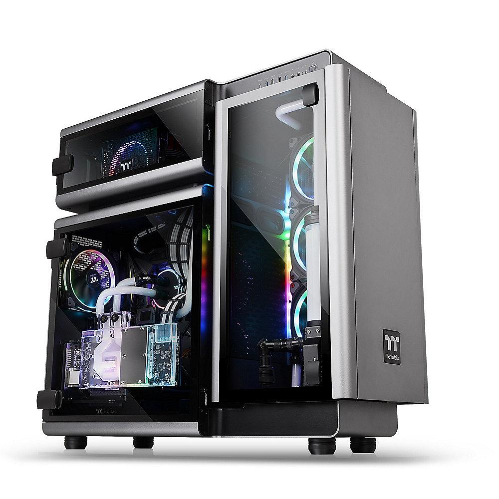 Thermaltake Level 20 Big-Tower E-ATX Gehäuse silber Sichtfenster ohne Netzteil