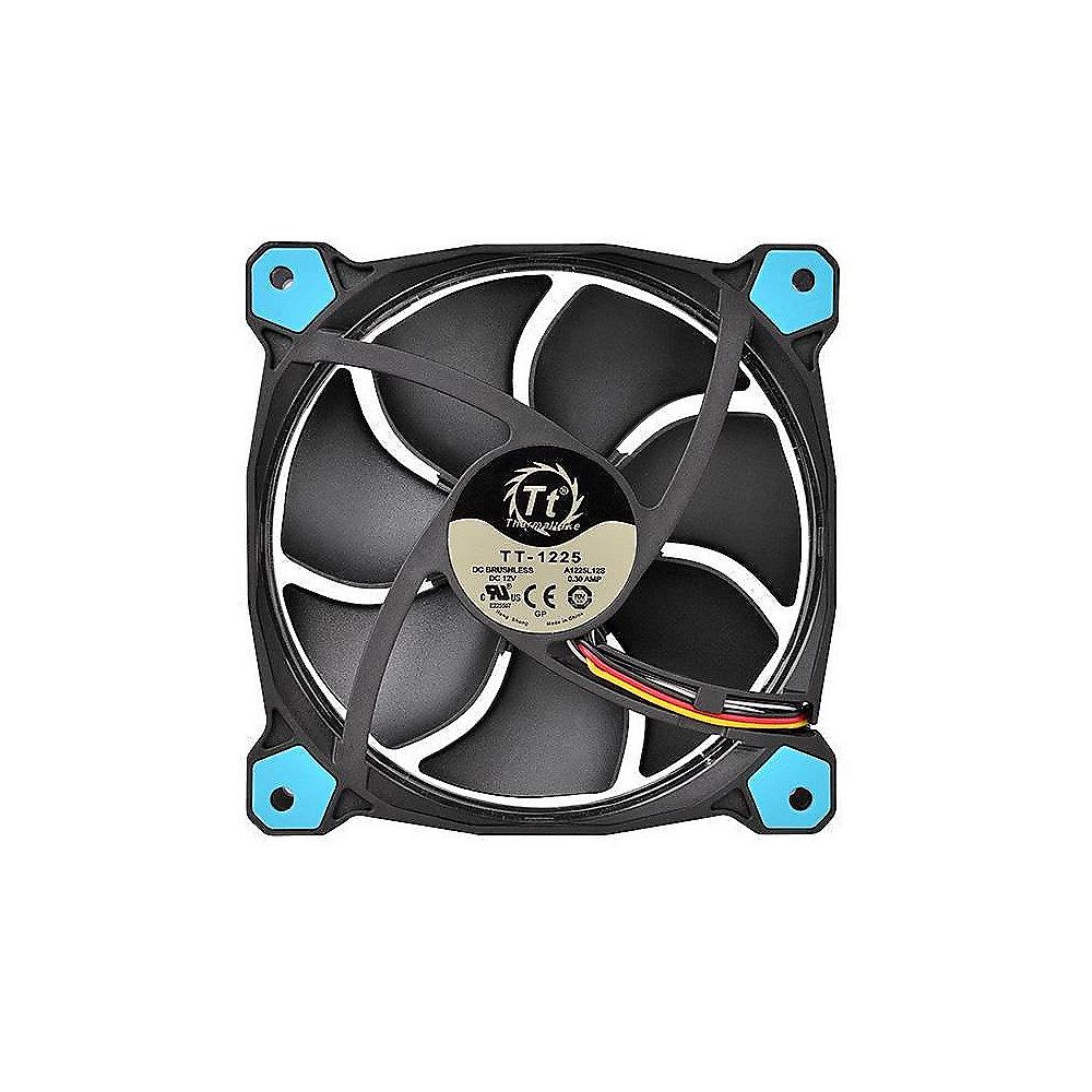 Thermaltake Riing 12 LED blau Gehäuselüfter 120x120x25mm 1000/1500upm