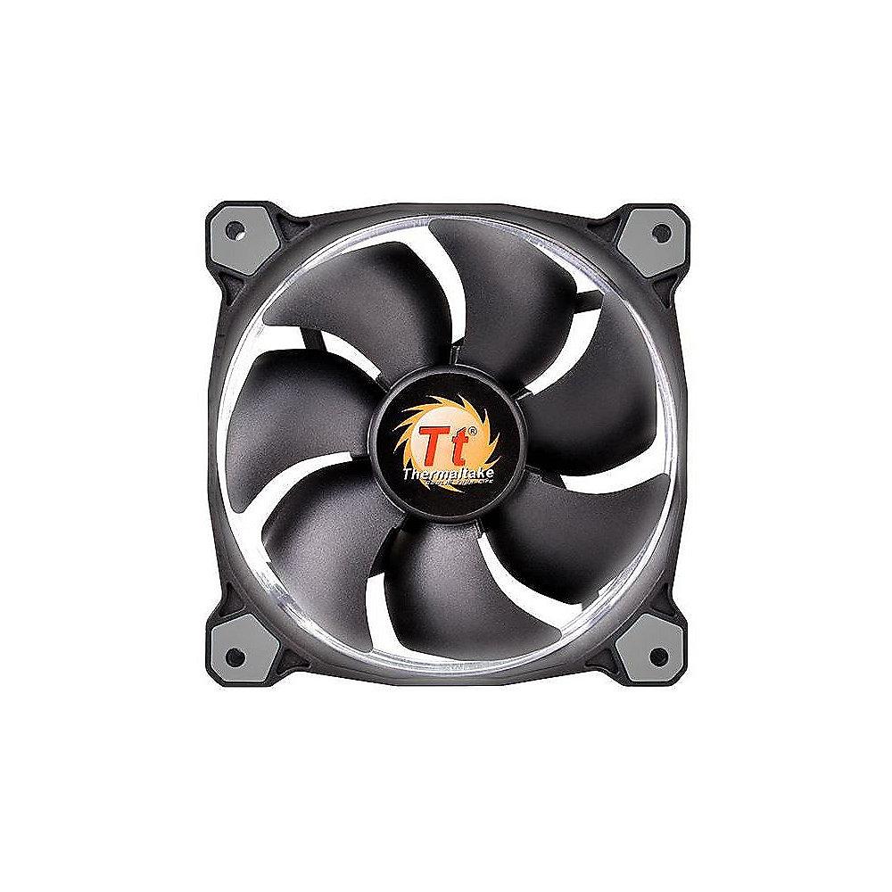 Thermaltake Riing 12 LED weiß Gehäuselüfter 120x120x25mm 1000/1500upm