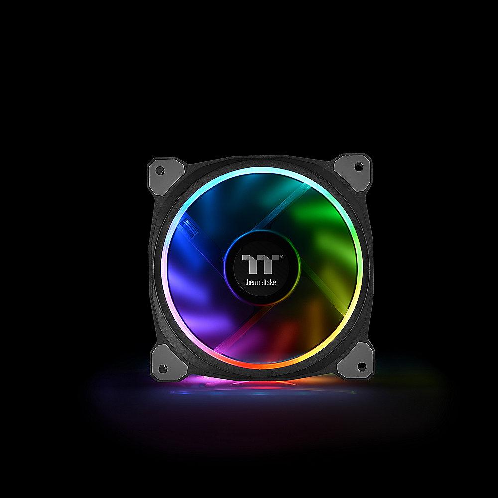 Thermaltake Riing Plus 12 RGB 3er Set 120 mm Gehäuselüfter   3x LED Streifen Set