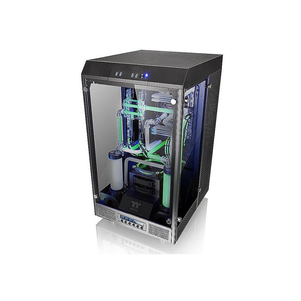 Thermaltake The Tower 900 Full Tower E-ATX schwarz mit 3 Sichtfenster