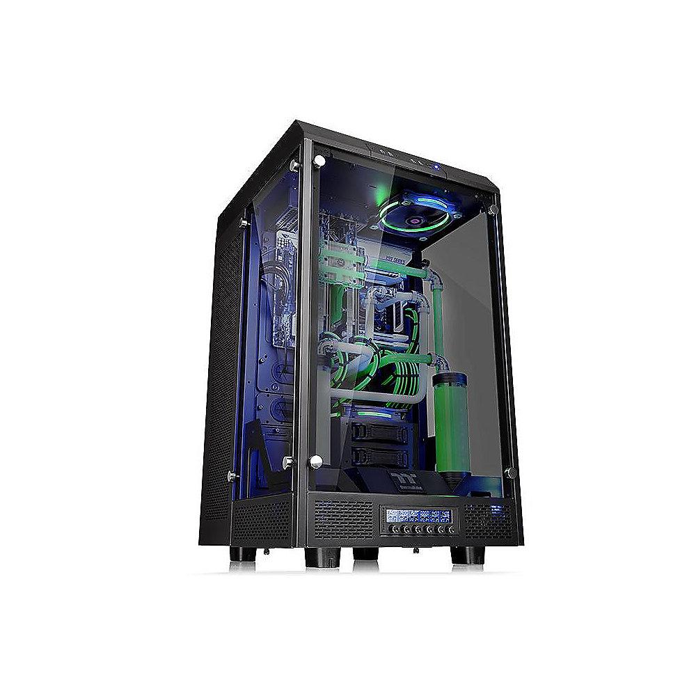 Thermaltake The Tower 900 Full Tower E-ATX schwarz mit 3 Sichtfenster