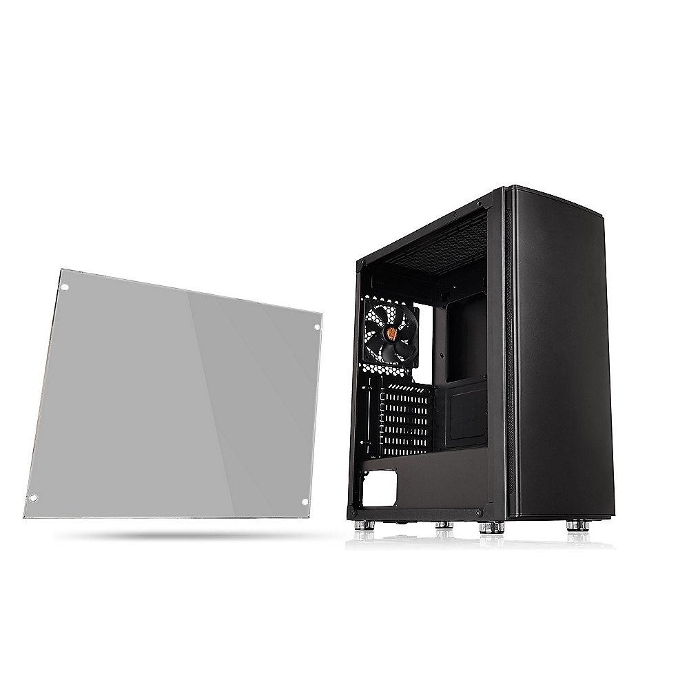 Thermaltake Versa H27 TG Midi-Tower ATX/mATX Gehäuse schwarz (ohne Netzteil)