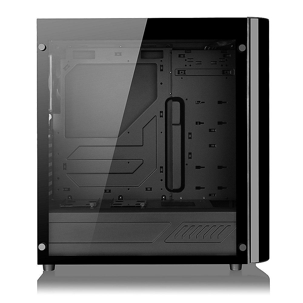 Thermaltake View 22 TG Midi-Tower ATX Gehäuse schwarz, mit Sichtfenster (o.NT)