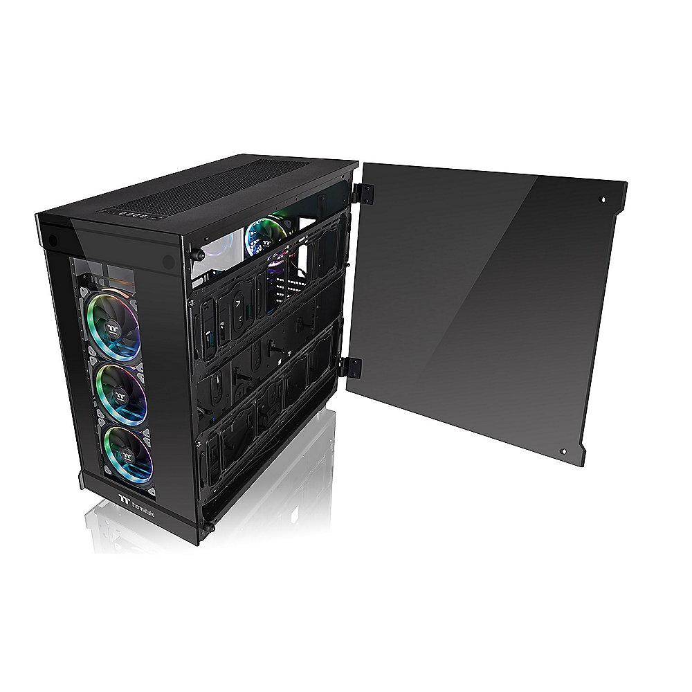 Thermaltake View 91 TG RGB Full-Tower ATX Gehäuse schwarz, mit Fenster (o.NT)