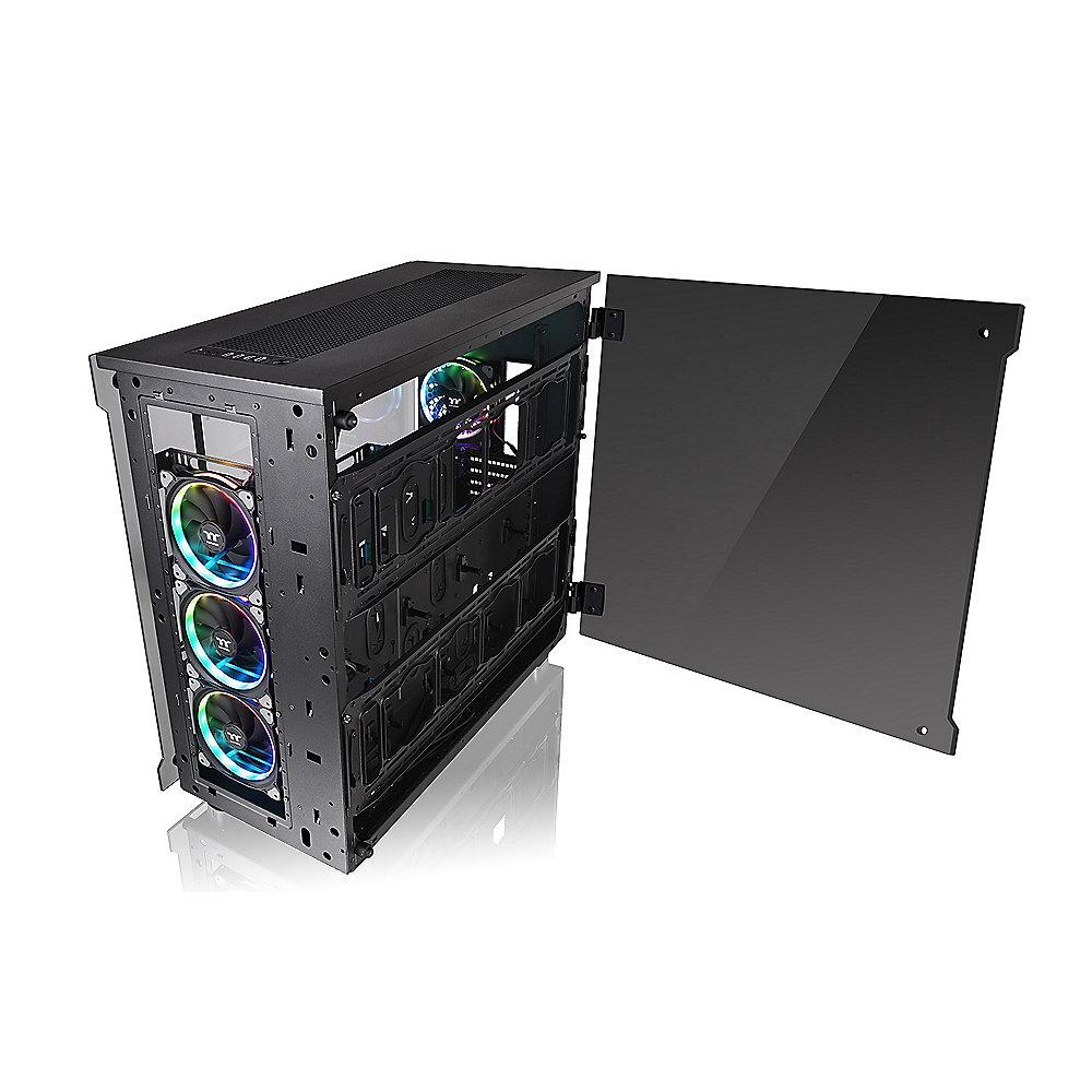 Thermaltake View 91 TG RGB Full-Tower ATX Gehäuse schwarz, mit Fenster (o.NT)