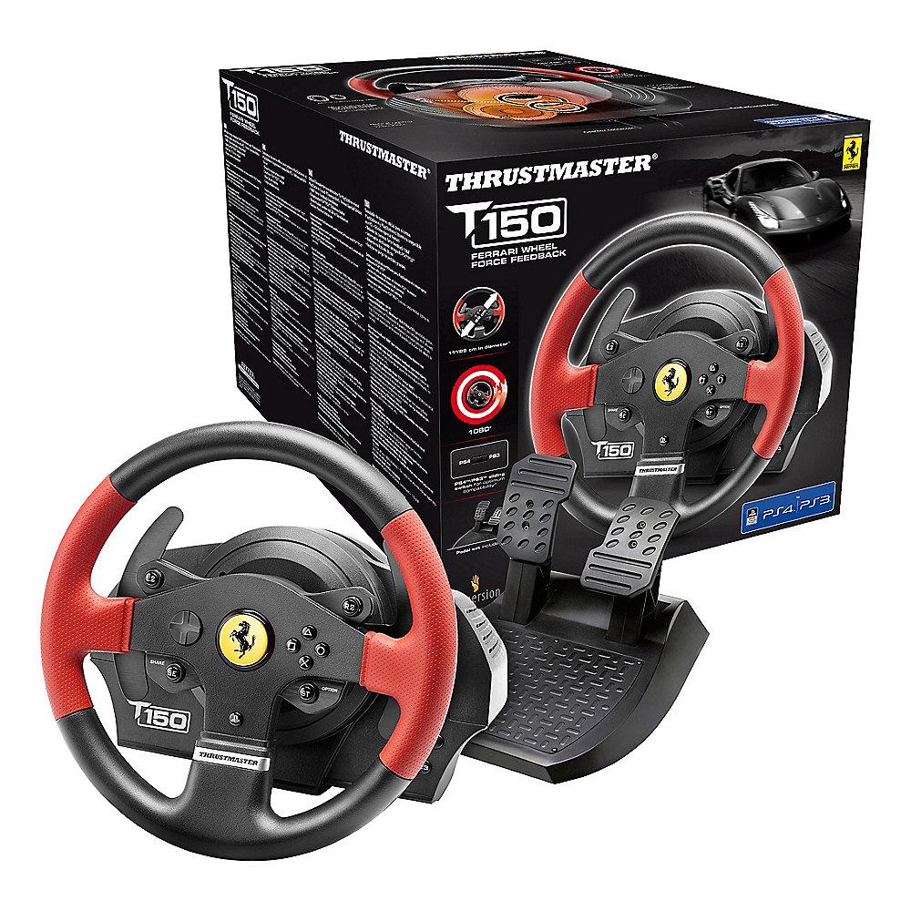 Thrustmaster T150 Ferrari Edition Force Feedback Racing Wheel PS3/PS4/PC, Thrustmaster, T150, Ferrari, Edition, Force, Feedback, Racing, Wheel, PS3/PS4/PC