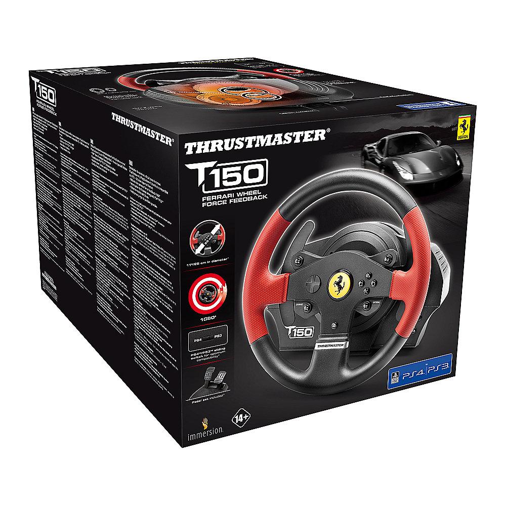 Thrustmaster T150 Ferrari Edition Force Feedback Racing Wheel PS3/PS4/PC, Thrustmaster, T150, Ferrari, Edition, Force, Feedback, Racing, Wheel, PS3/PS4/PC