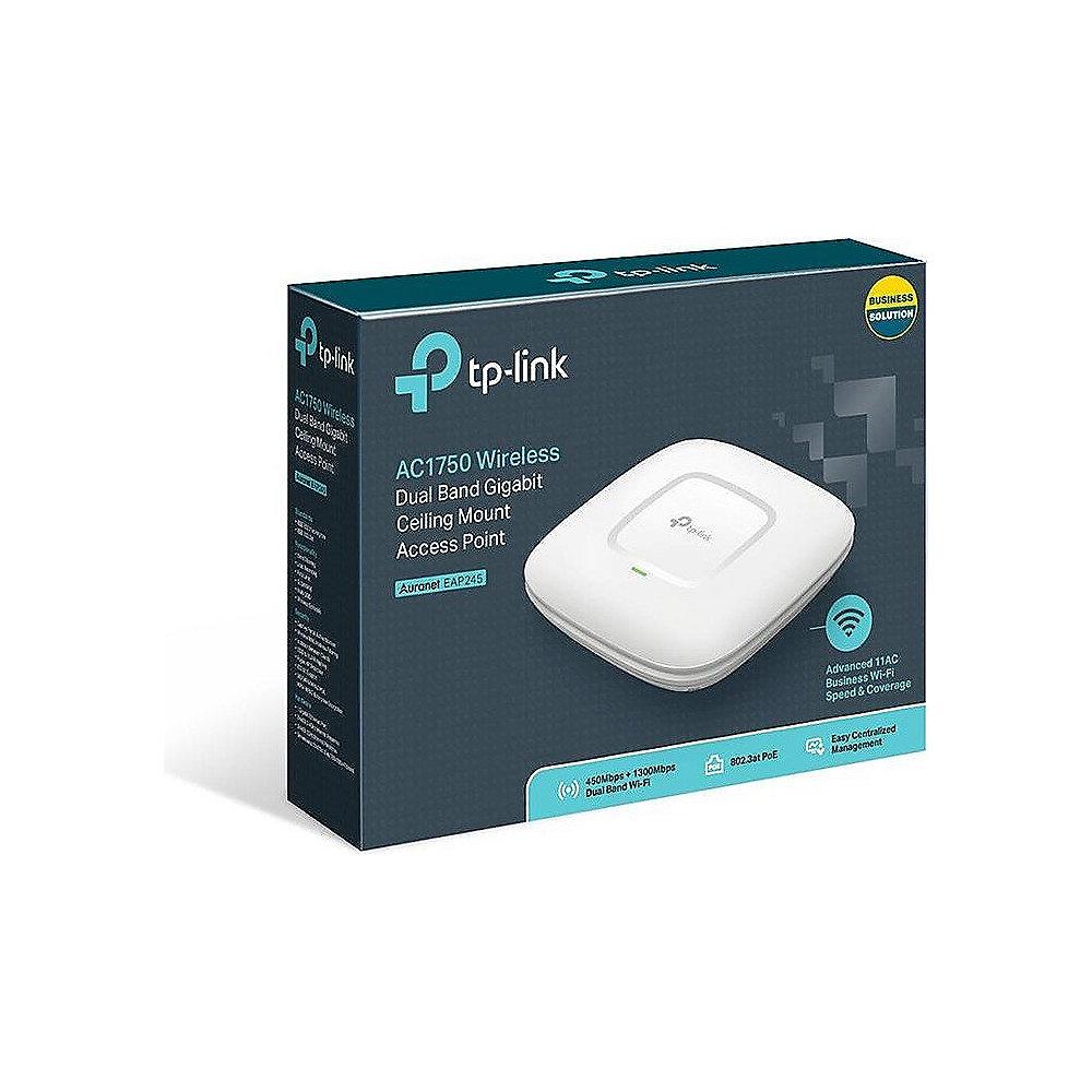 TP-LINK Auranet EAP245 Dualband Gigabit WLAN Accesspoint zur Deckenmontage, TP-LINK, Auranet, EAP245, Dualband, Gigabit, WLAN, Accesspoint, zur, Deckenmontage