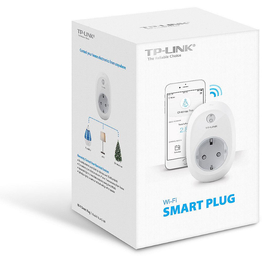 TP-LINK HS100(EU) V2 WLAN Schaltsteckdose weiß