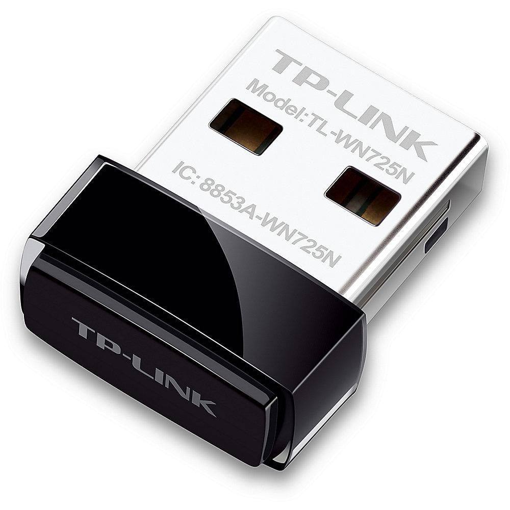 TP-LINK N150 TL-WN725N 150MBit WLAN-n USB-Adapter, TP-LINK, N150, TL-WN725N, 150MBit, WLAN-n, USB-Adapter