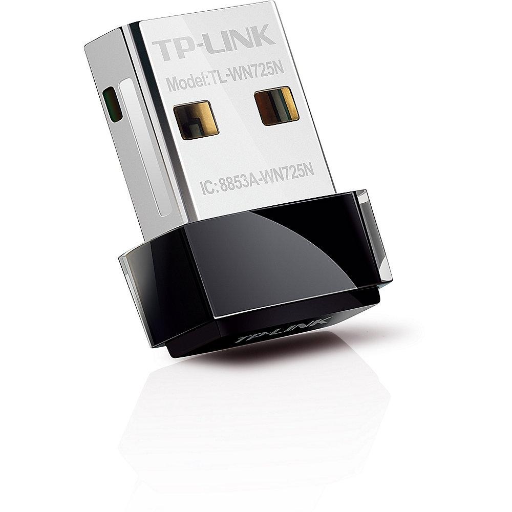 TP-LINK N150 TL-WN725N 150MBit WLAN-n USB-Adapter, TP-LINK, N150, TL-WN725N, 150MBit, WLAN-n, USB-Adapter