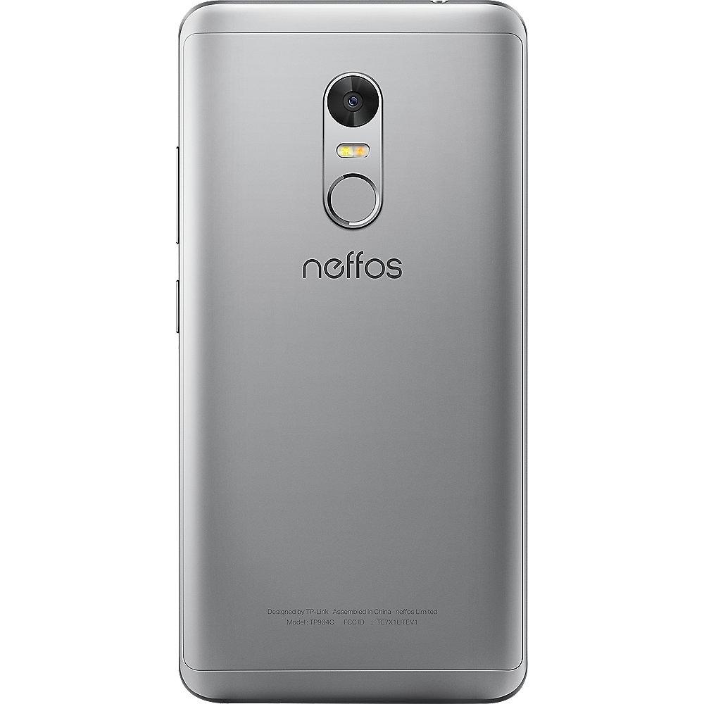 TP-LINK Neffos X1 Lite 4G LTE Dual-SIM cloudy grey Android 7.0 Smartphone