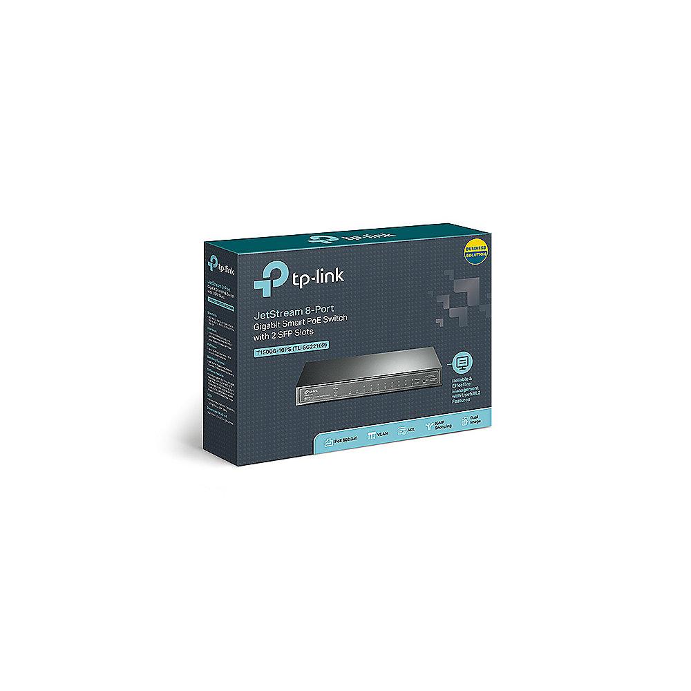 TP-LINK T1500G-10PS (TL-SG2210P) 8x Port Gigabit Switch Smart Managed PoE 2xSFP