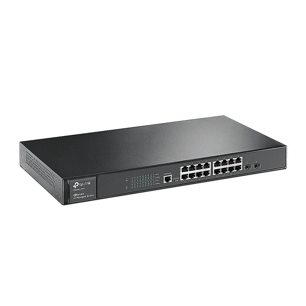 TP-LINK T2600G-18TS(TL-SG3216) 16x Port Gigabit L2 Managed Switch 2x SFP