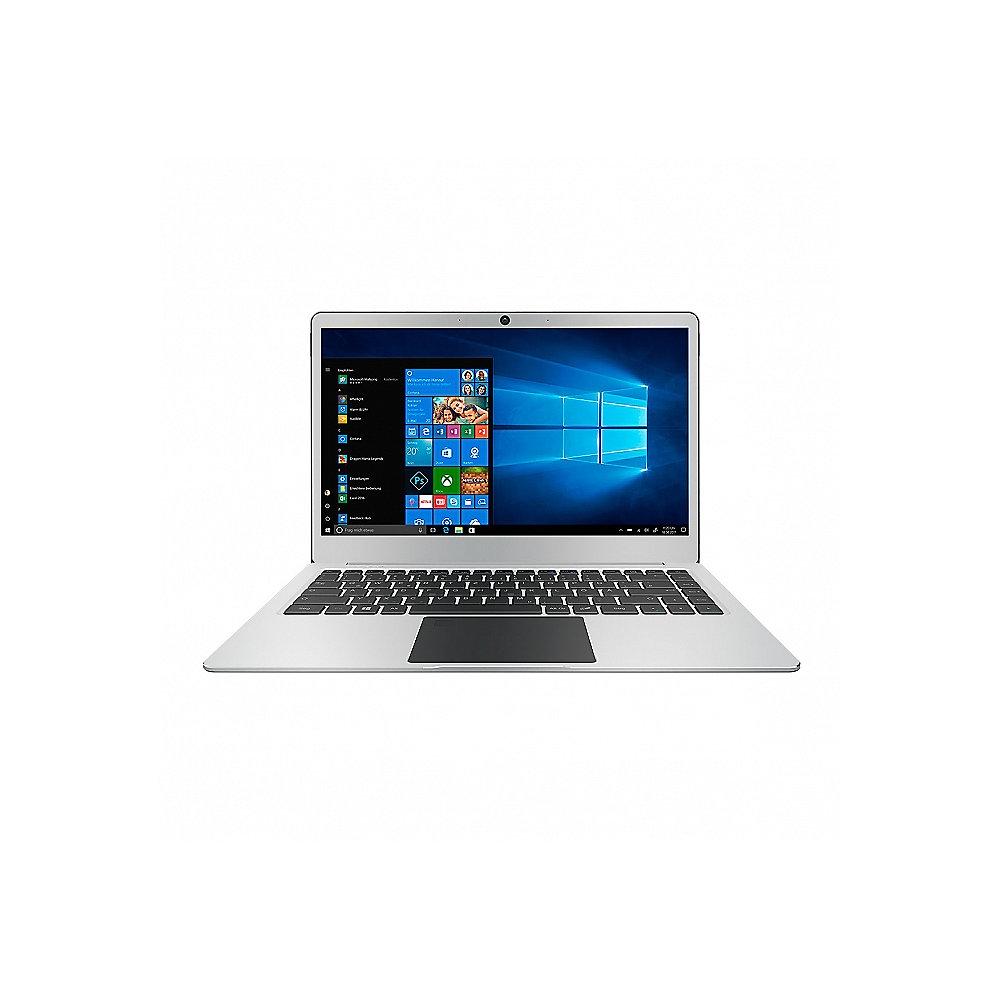 TREKSTOR PrimeBook P14-CO silber 14,1" FHD IPS N3350 4GB/64GB SSD Win10