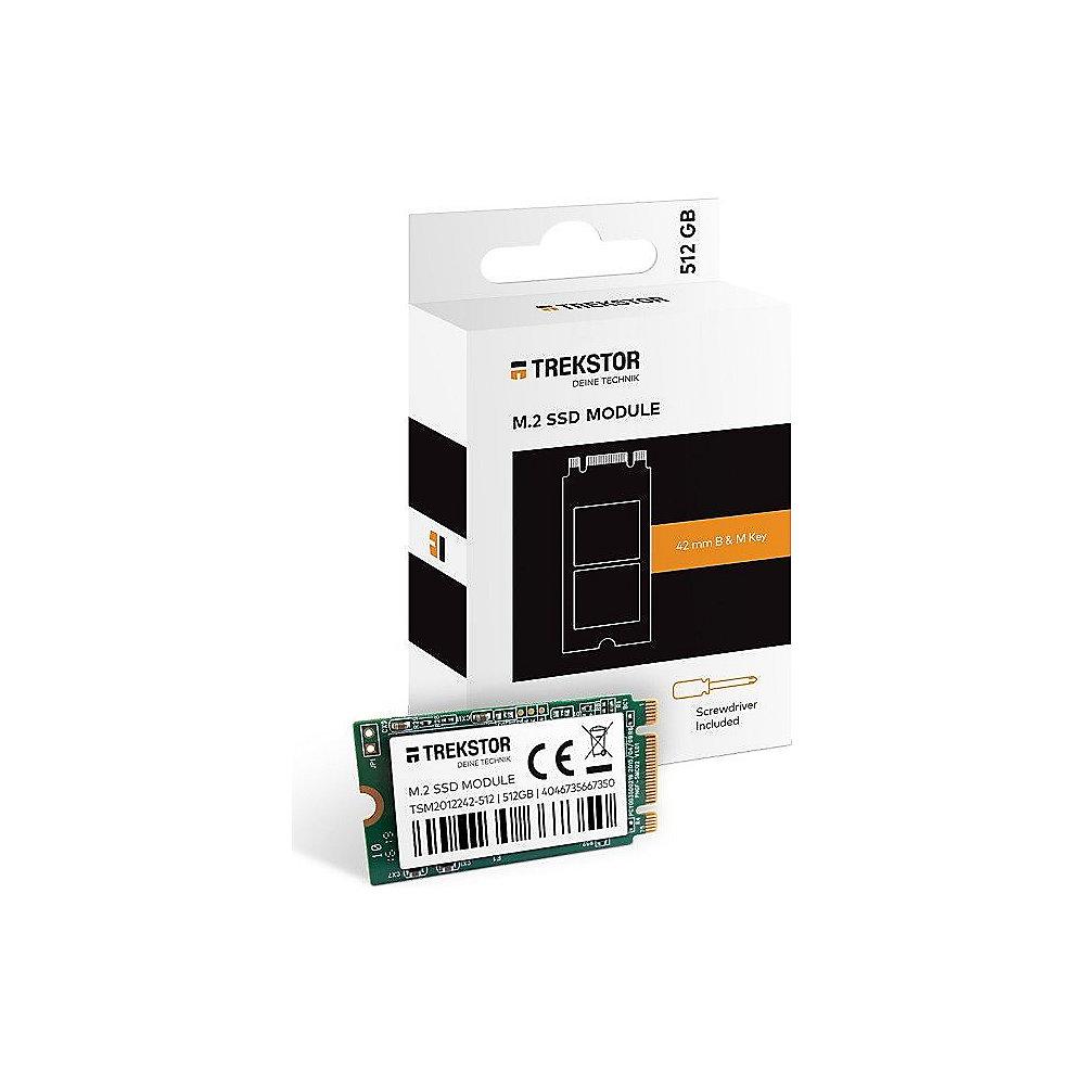 TrekStor SSD Modul 512 GB M2 2242 SATA 6G, TrekStor, SSD, Modul, 512, GB, M2, 2242, SATA, 6G