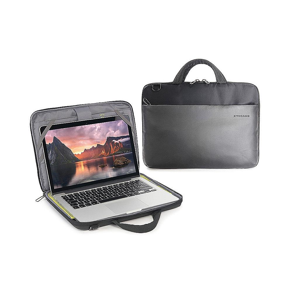 Tucano Dark Hartschalentasche für MacBooks 12"-13" schwarz