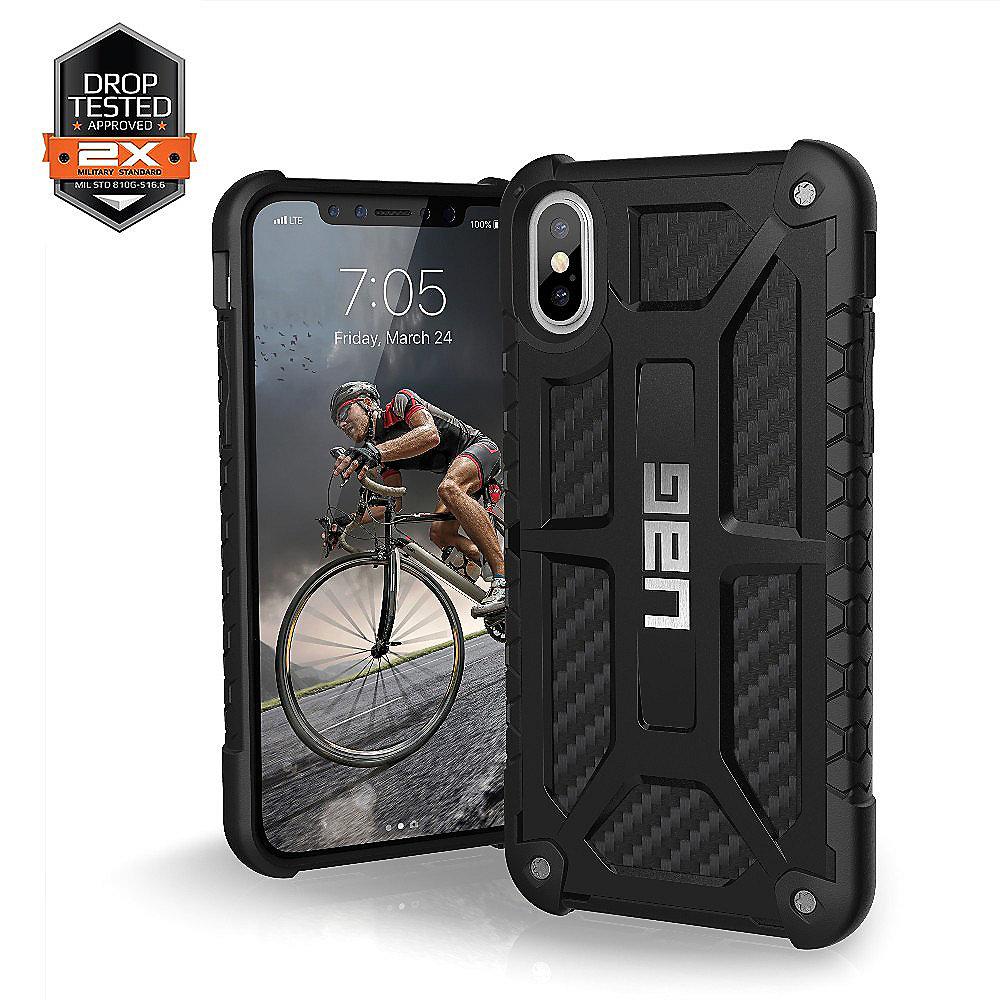 UAG Monarch Case für Apple iPhone X carbon