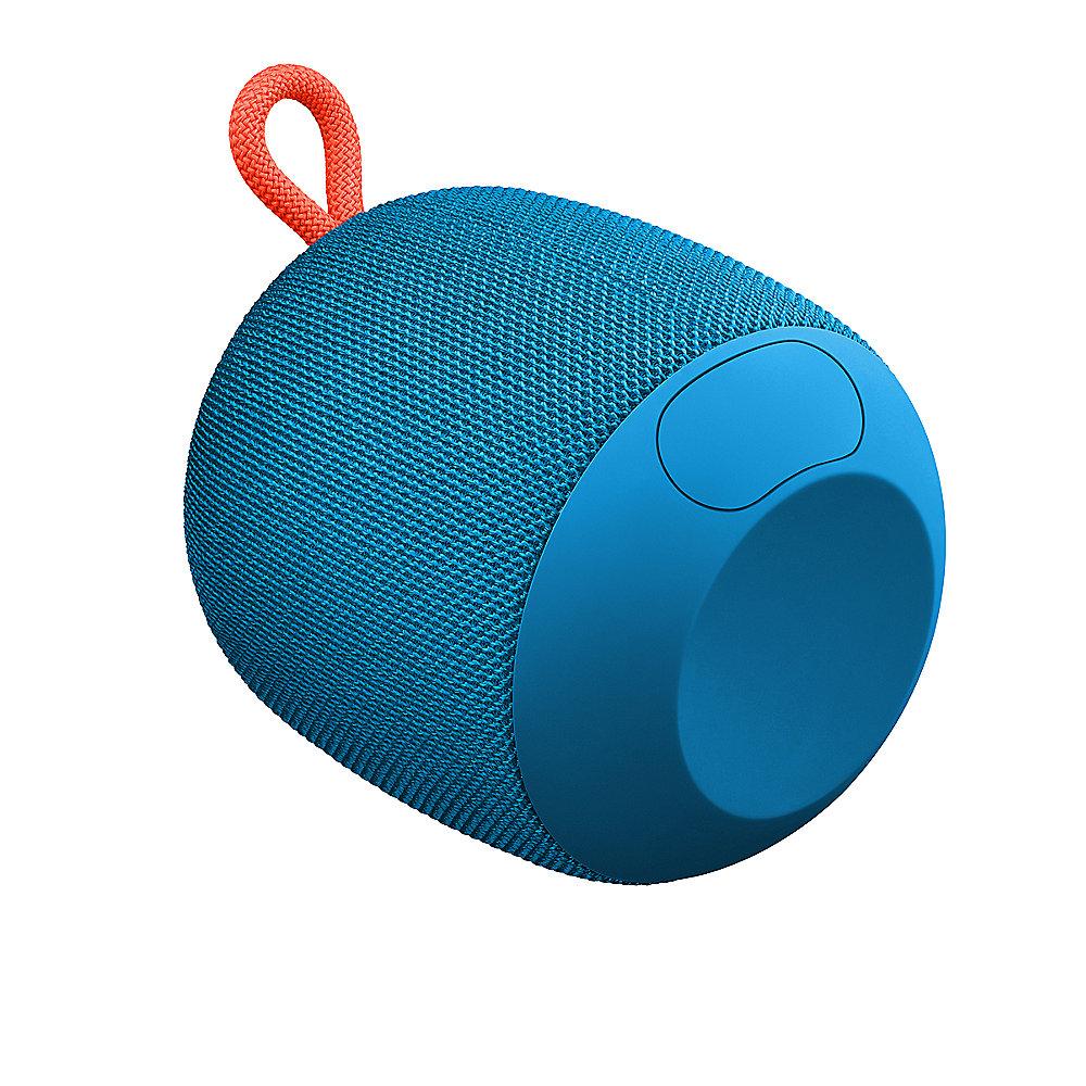 Ultimate Ears Wonderboom Bluetooth Speaker, blau, wasserdicht, mit Akku