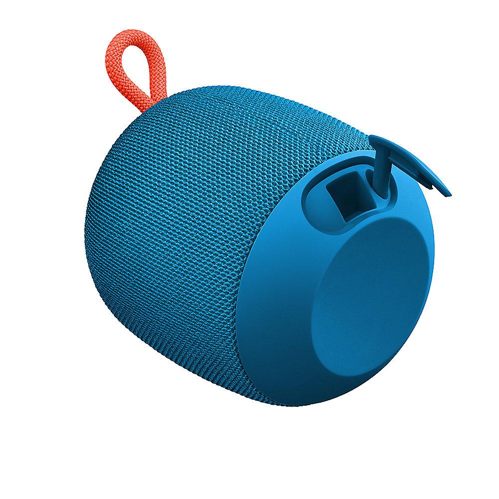 Ultimate Ears Wonderboom Bluetooth Speaker, blau, wasserdicht, mit Akku