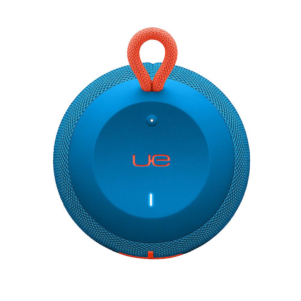 Ultimate Ears Wonderboom Bluetooth Speaker, blau, wasserdicht, mit Akku