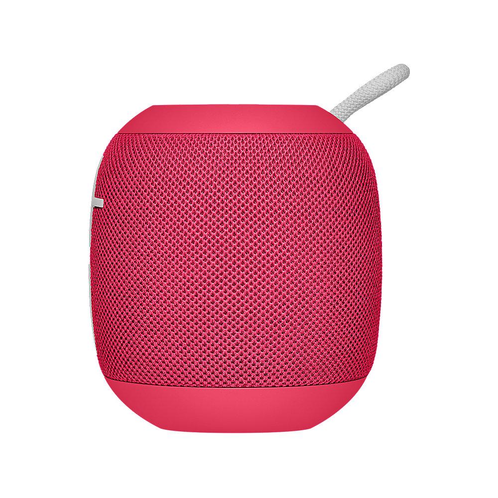 Ultimate Ears Wonderboom Bluetooth Speaker, raspberry, wasserdicht, mit Akku