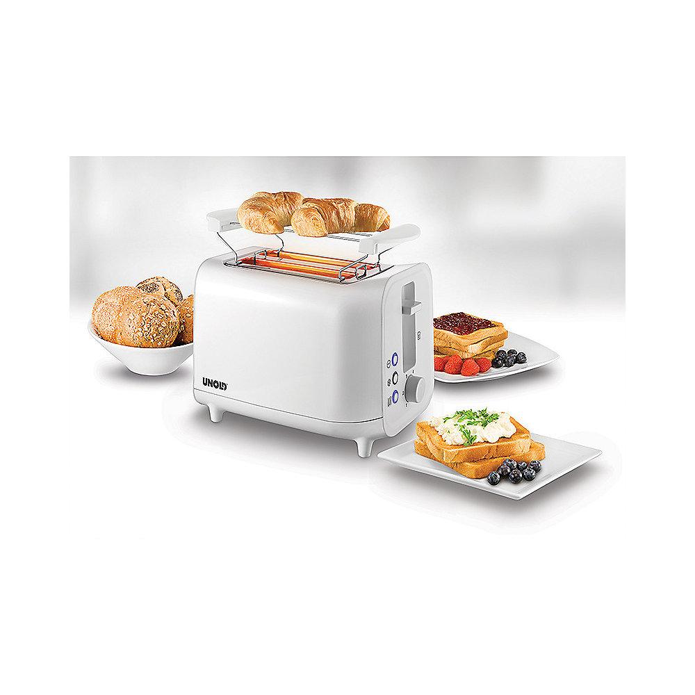 Unold 38411 Toaster Easy weiß