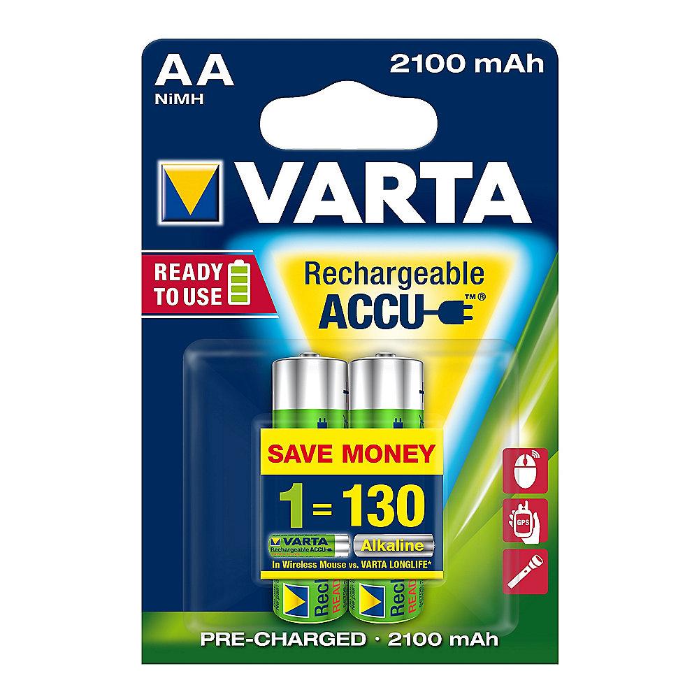 VARTA Ready2Use Akku Mignon AA HR6 2er Blister (2100 mAh)