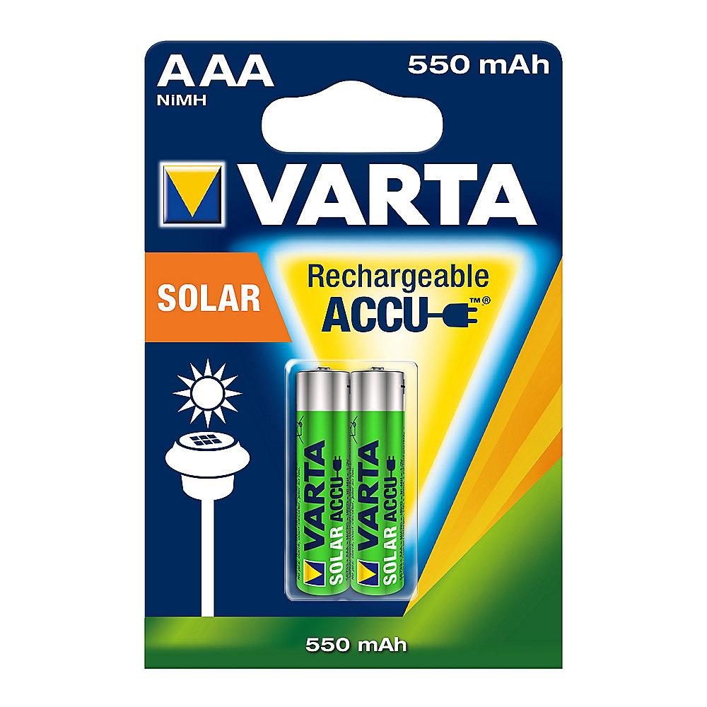 VARTA Solar Akku Micro AAA HR3 2er Blister, VARTA, Solar, Akku, Micro, AAA, HR3, 2er, Blister