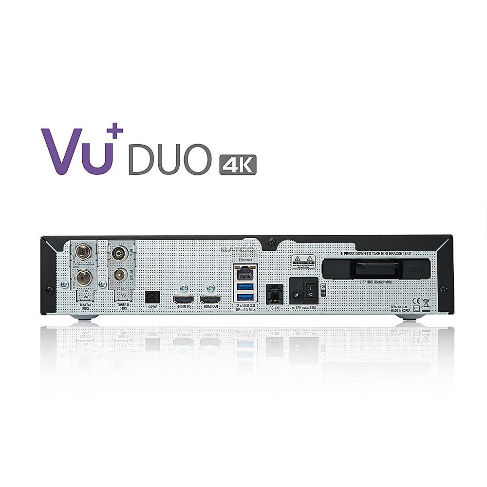 VU  Duo 4K 1xDVB-S2X FBC Twin/1x DVB-C FBC Tuner PVR ready Linux Receiver