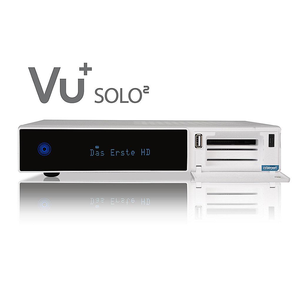 VU  Solo² Full HD 1080p Twin Linux Receiver PVR ready Weiß