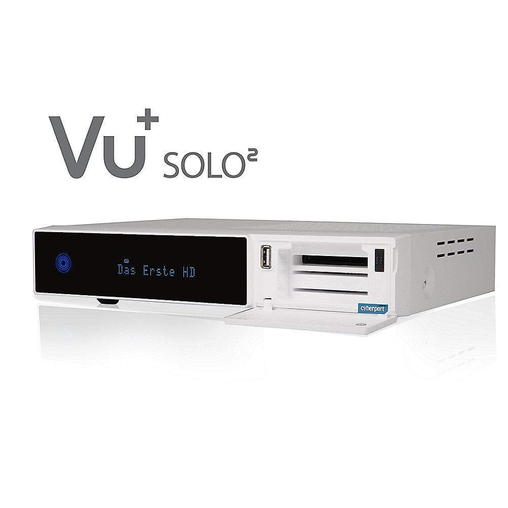 VU  Solo² Full HD 1080p Twin Linux Receiver PVR ready Weiß