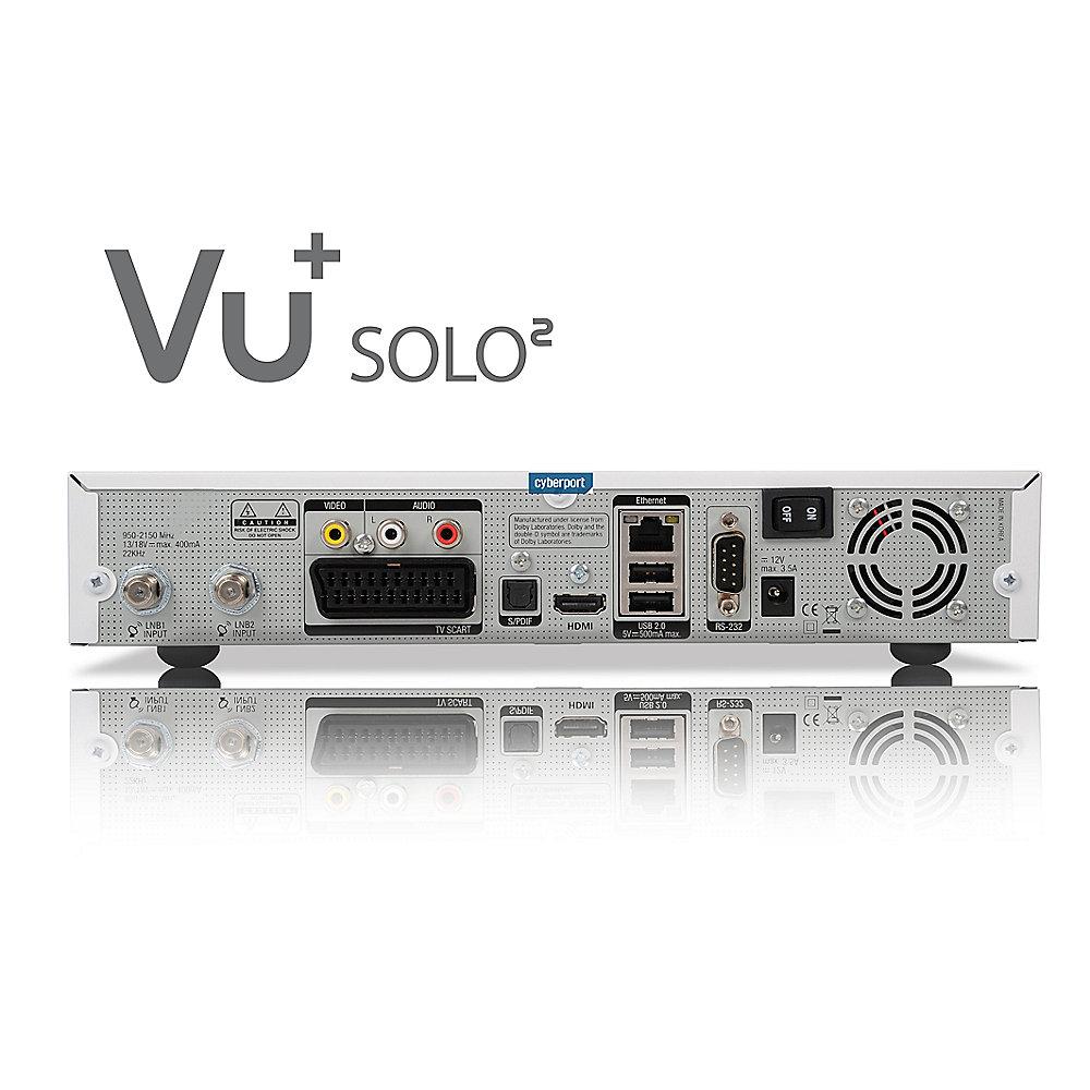 VU  Solo² Full HD 1080p Twin Linux Receiver PVR ready Weiß