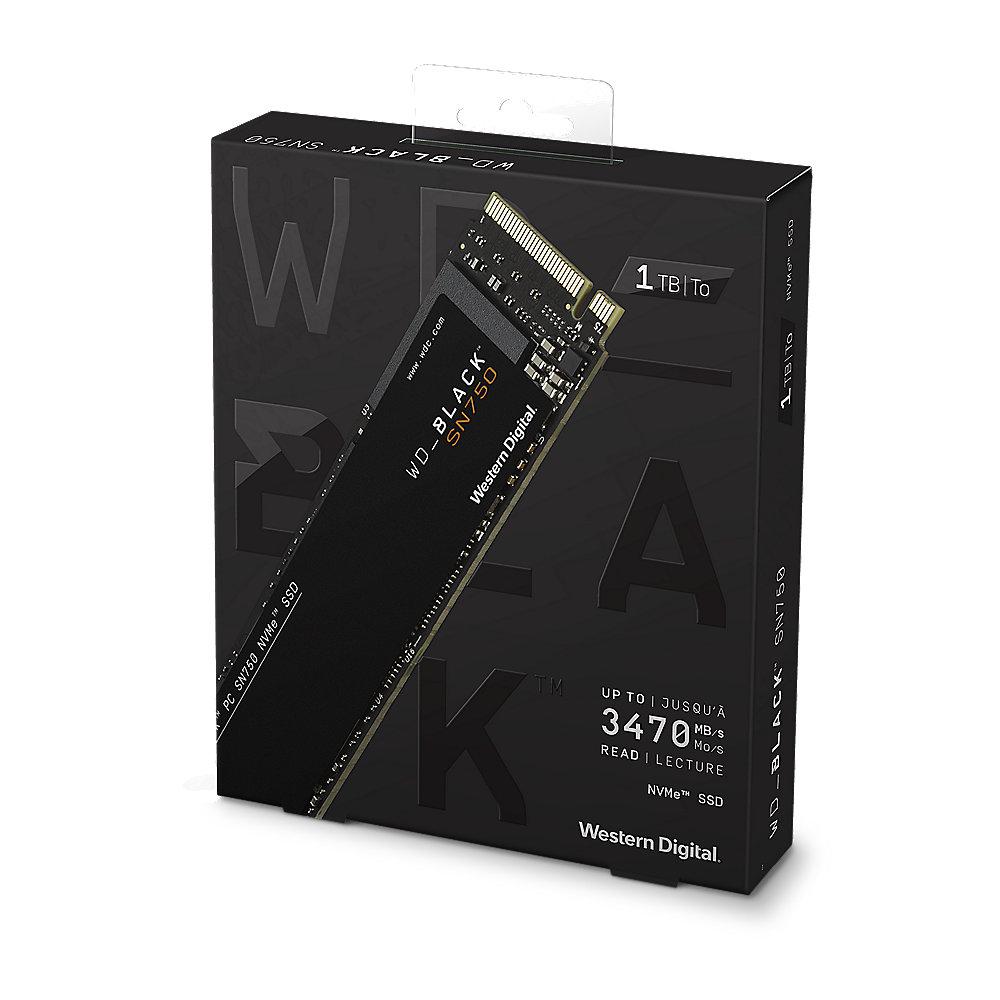 WD Black SN750 NVMe Gaming SSD 1 TB M.2 PCIe Gen3