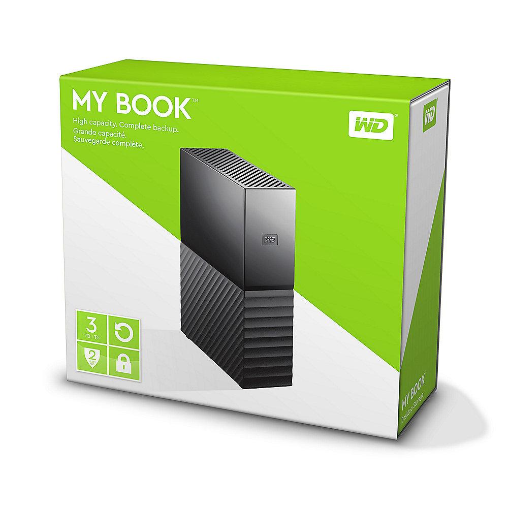 WD My Book USB3.0 3TB 3,5zoll Schwarz NEW