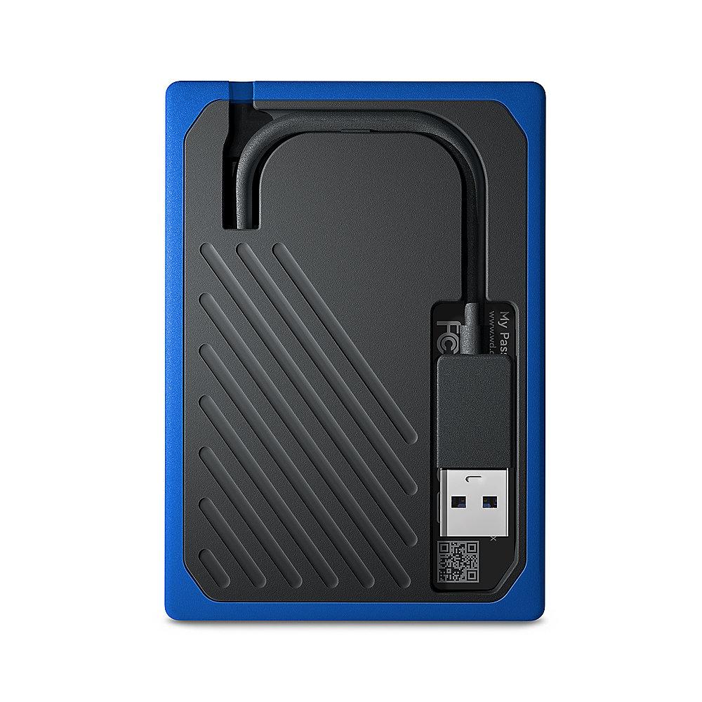 WD My Passport Go Portable SSD 1TB USB3.0 Schwarz und Kobaltblau