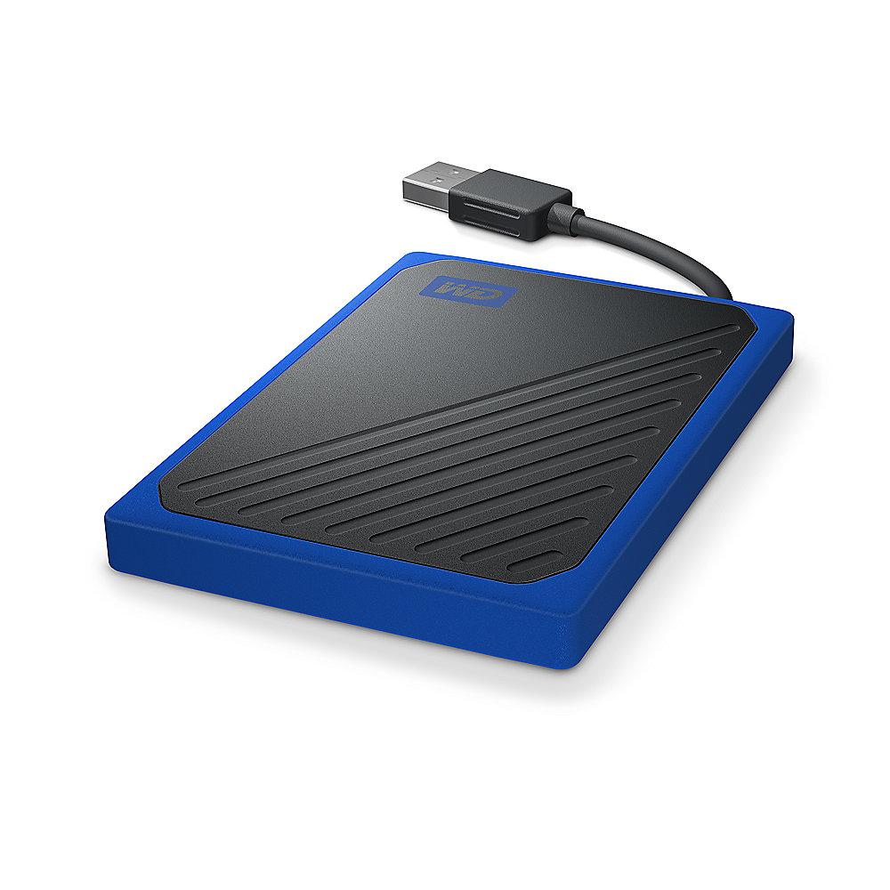 WD My Passport Go Portable SSD 1TB USB3.0 Schwarz und Kobaltblau