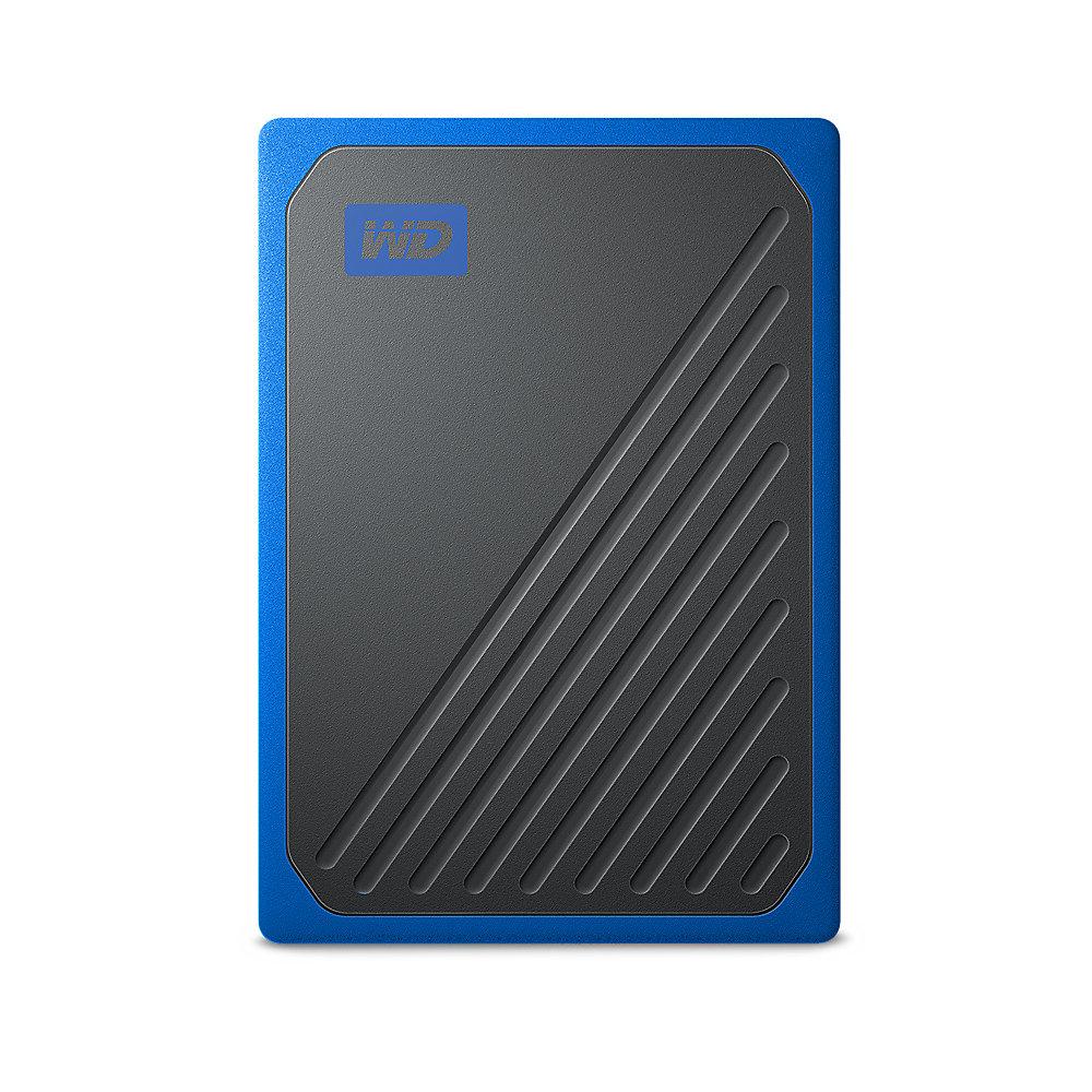 WD My Passport Go Portable SSD 1TB USB3.0 Schwarz und Kobaltblau