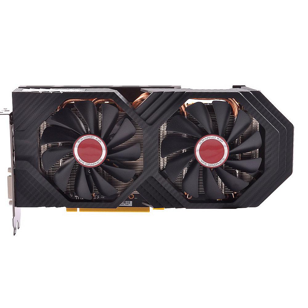 XFX AMD Radeon RX 580 GTS Black Grafikkarte 8GB GDDR5 3xDP/HDMI/DVI, XFX, AMD, Radeon, RX, 580, GTS, Black, Grafikkarte, 8GB, GDDR5, 3xDP/HDMI/DVI